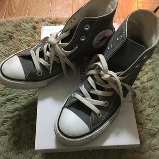 コンバース(CONVERSE)のコンバース ハイカット グレー 24.5(スニーカー)