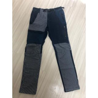 ワークマン(WORKMAN)のAERO STRETCH デニムクライミングパンツ クレイジーヒッコリー L(ワークパンツ/カーゴパンツ)