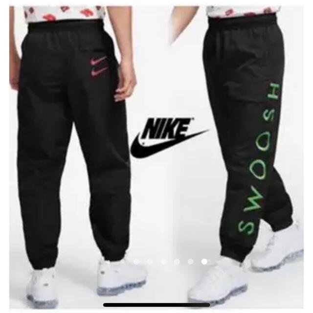 最安値 新品未使用 希少 S NIKE BIG SWOOSH ウーブン パンツ