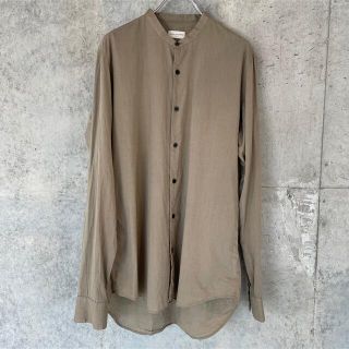 ドリスヴァンノッテン(DRIES VAN NOTEN)のdries van noten ノーカラーシャツ　50(シャツ)