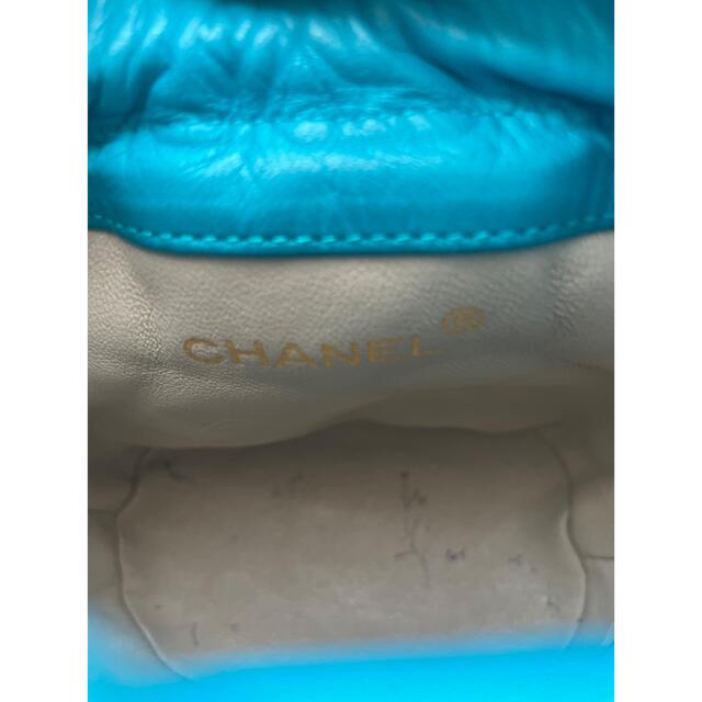 CHANEL(シャネル)の【美品】vintage CHANEL ターコイズブルー フリンジショルダーバッグ レディースのバッグ(ショルダーバッグ)の商品写真