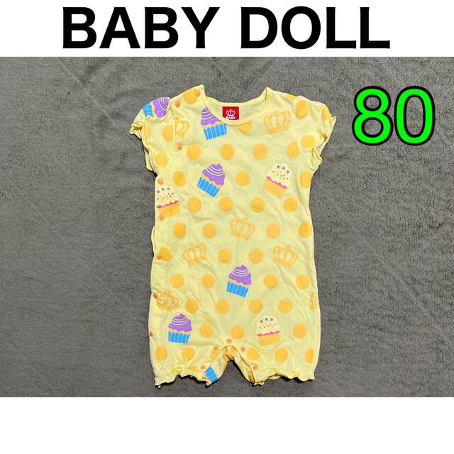 BABYDOLL(ベビードール)のBABY DOLL  ベビー服　女の子　ロンパース　80 キッズ/ベビー/マタニティのベビー服(~85cm)(ロンパース)の商品写真