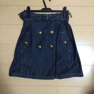 バーバリー(BURBERRY)のBurberrybluelabel デニムスカート(ひざ丈スカート)