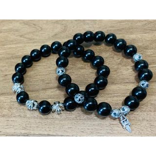 クロムハーツ(Chrome Hearts)の期間限定限界値引き✞クロムハーツ ✞豪華 ブレスレット2本セット【20】早い者勝(ブレスレット)