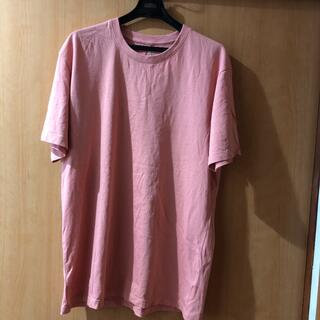 ユニクロ(UNIQLO)のユニクロ　美品スーピマコットンクルーネックTシャツMピンク(Tシャツ/カットソー(半袖/袖なし))