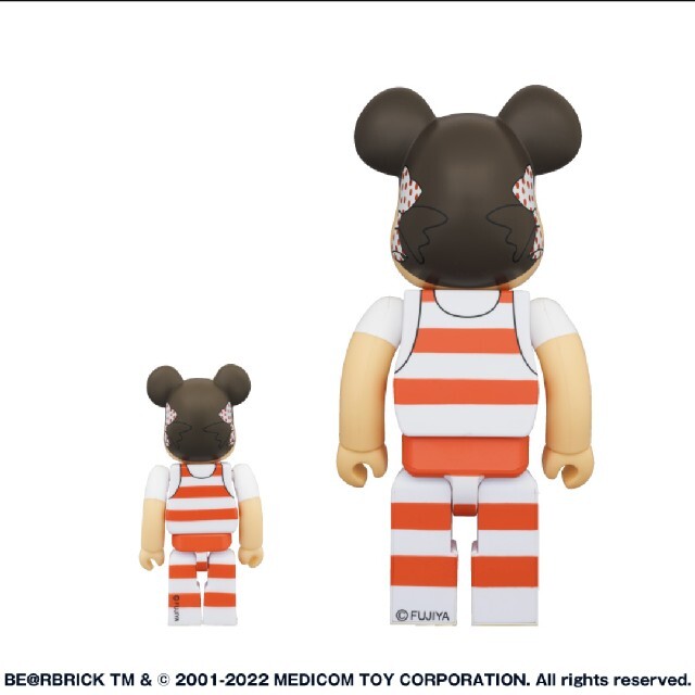BE@RBRICK ペコちゃんミルキー三角帽子デザイン 100%&400 BE@RBRICK ペコちゃんミルキー三角帽子デザイン 100%&400