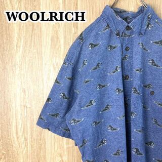 ウールリッチ(WOOLRICH)のウールリッチWOOLRICH☆デザイン総柄BBシャツ(シャツ)