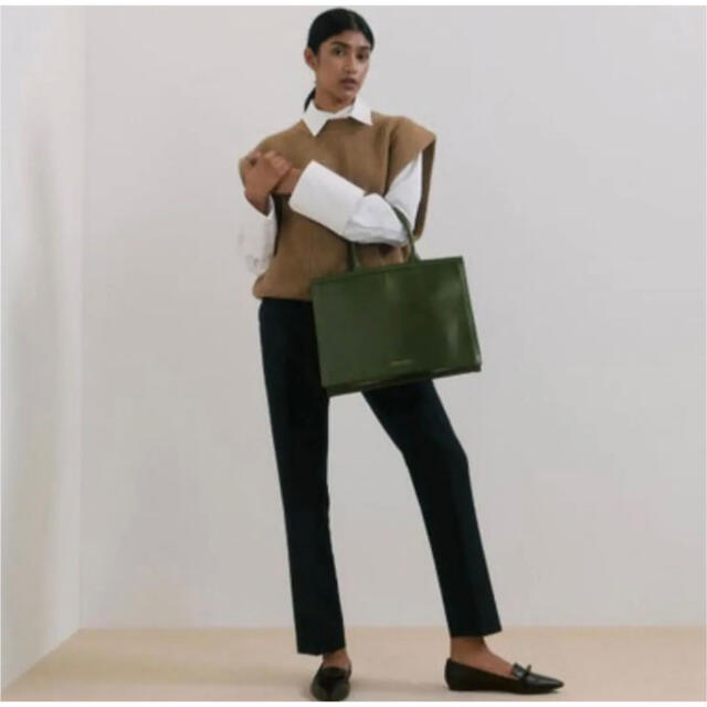 美品 CHARLES & KEITH 2way ショルダーバッグ トート 保存袋