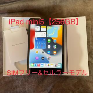 アップル(Apple)の美品 iPad mini5（第5世代）256GB Cellular 7.9インチ(タブレット)