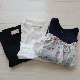 ブランシェス(Branshes)のsae様専用　女の子　トップス　Tシャツ 3枚セット 90(Tシャツ/カットソー)