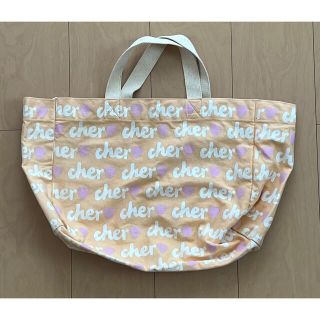 シェル(Cher)の美品 Cher シェル エコバッグ トートバッグ A4サイズ(トートバッグ)