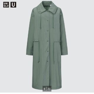 ユニクロ(UNIQLO)の未使用 ユニクロ ナイロンコート サイズL ブラック(ナイロンジャケット)