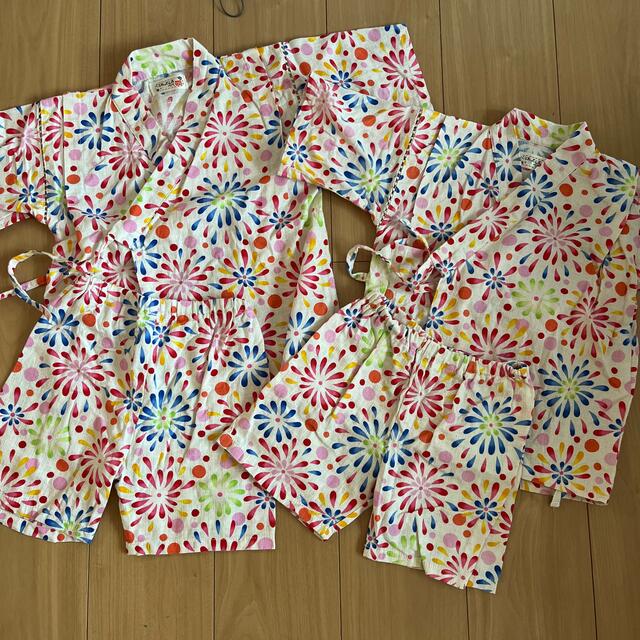 ☆ 甚平 ☆ キッズ/ベビー/マタニティのキッズ服女の子用(90cm~)(甚平/浴衣)の商品写真