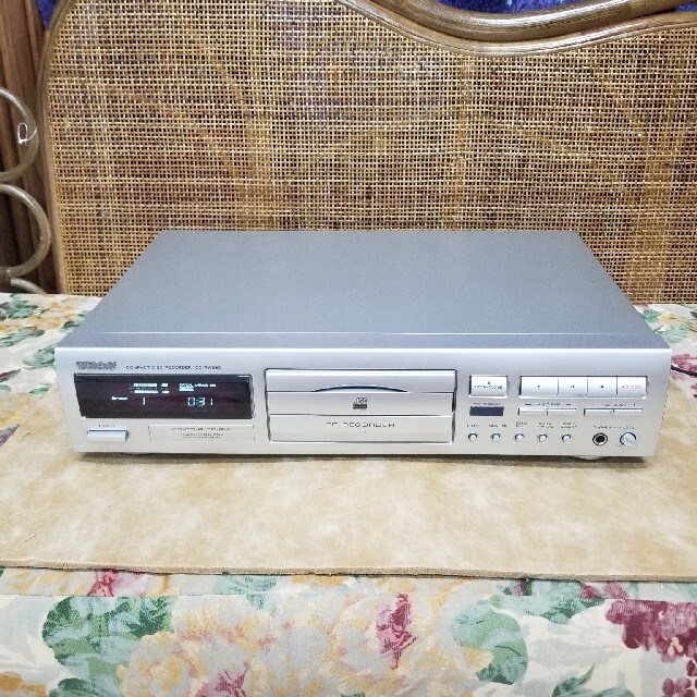 デッドストック完動超美品！再生/録画可！TEAC CDレコーダーCD-RW890