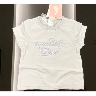 ベビーディオール(baby Dior)のタグ付　ベビーディオール　Tシャツ　水色　12ｍ(Ｔシャツ)