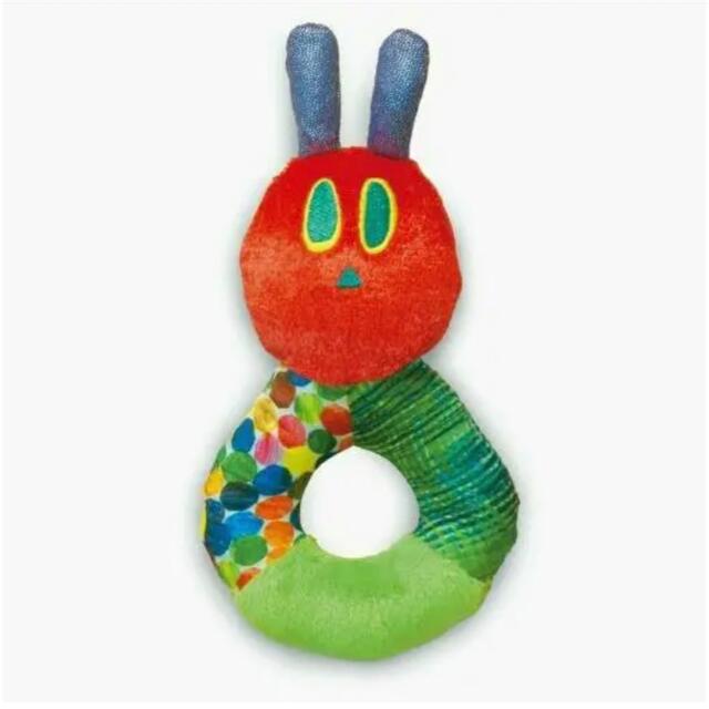 《美品》はらぺこあおむし ガラガラ 0ヶ月～ ERIC CARLE 知育玩具 キッズ/ベビー/マタニティのおもちゃ(がらがら/ラトル)の商品写真