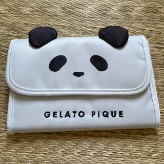 ジェラートピケ(gelato pique)の今だけこの値段で❗️ジェラートピケ　パンダ　母子手帳ケース　Sサイズ(母子手帳ケース)