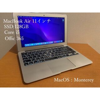 アップル(Apple)のA421MacBook Air11 高速SSD Office 365付（難あり）(ノートPC)