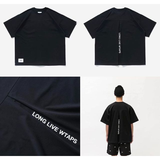 BLACK L 22SS WTAPS PEEP / SS / COTTON