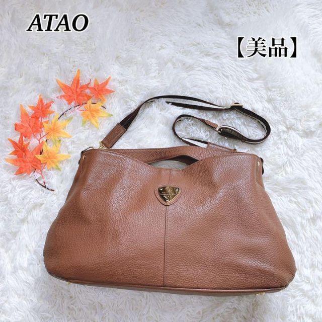 ✨️美品✨️ATAO elvy ハンドバッグ 2way ショルダーバッグ