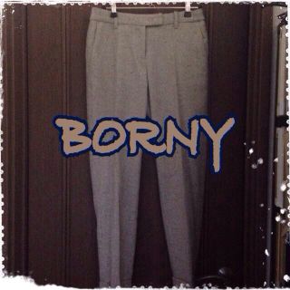 ボルニー(BORNY)のBORNY♡ミックスツイードパンツ(クロップドパンツ)