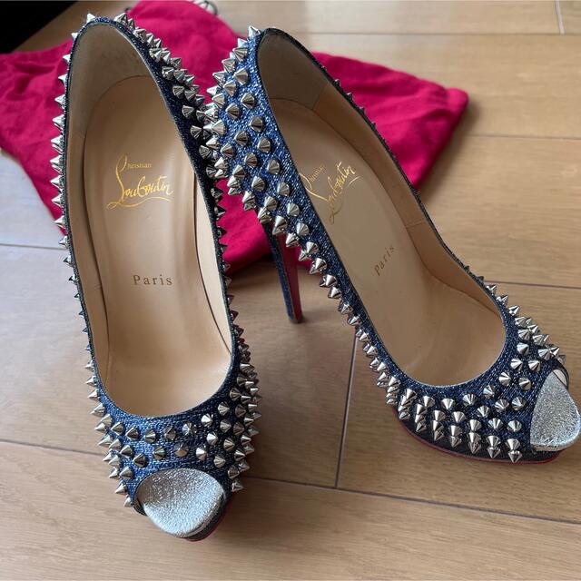 今ならほぼ即納! Christian Louboutin - ルブタン キラキラ スタッズ