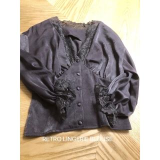 アメリヴィンテージ(Ameri VINTAGE)のRETRO LINGERIE BLOUSE(シャツ/ブラウス(長袖/七分))