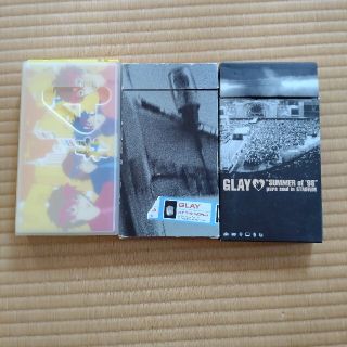 GLAY　VHS　３点セット(ミュージシャン)