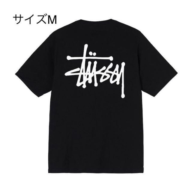 トップス【新品】stussy Tシャツ　サイズM ブラック