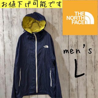 ザノースフェイス(THE NORTH FACE)のノースフェイス ナイロンジャケット　青×黄　メンズ　L(ナイロンジャケット)