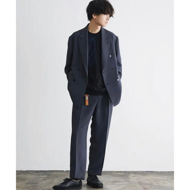 セットアップ【完売品】LIDNM DOUBLE JACQUARD JACKET/セットアップ