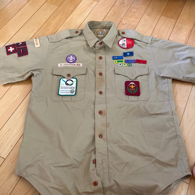 ボーイスカウト 制服 シャツ アメリカ ピンバッチ ユース M ユニフォーム ボーイスカウト制服