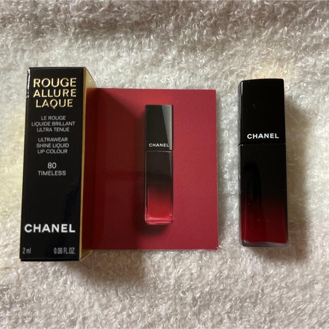 CHANEL(シャネル)のシャネル ルージュ アリュール ラック プレステージ サンプル 80タイムレス コスメ/美容のベースメイク/化粧品(口紅)の商品写真