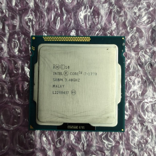 【完動品】CPU Intel core i7 3770 3.40GHz