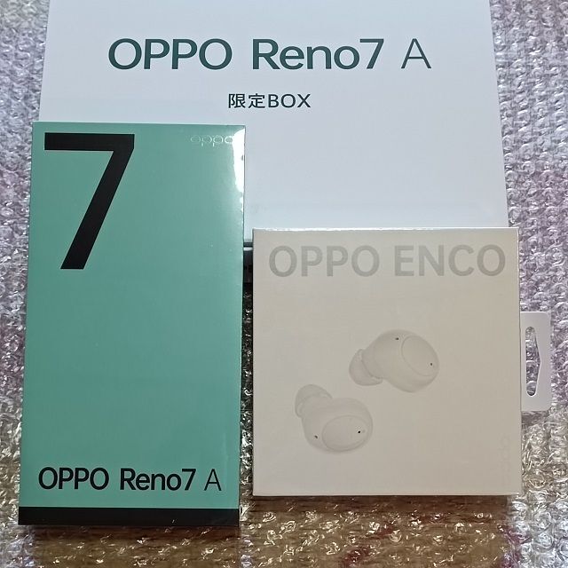 ⭐新品未開封⭐OPPO Reno7 A 限定BOX ドリームブルー 納品書付♪