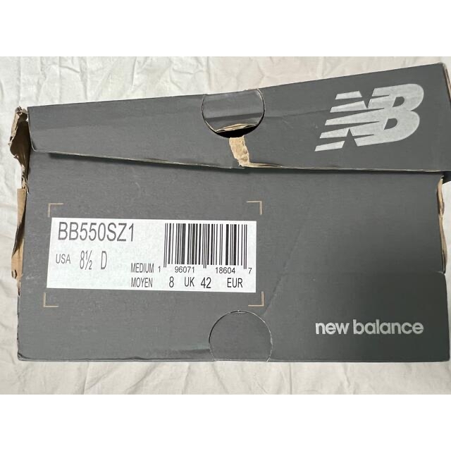 New Balance(ニューバランス)のNew balance size? BB550  BB550SZ1 メンズの靴/シューズ(スニーカー)の商品写真