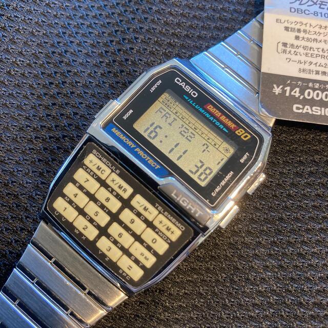 CASIO(カシオ)の新品　デッドストック　カシオ　データバンクCASIO  DBC-810 メンズの時計(腕時計(デジタル))の商品写真