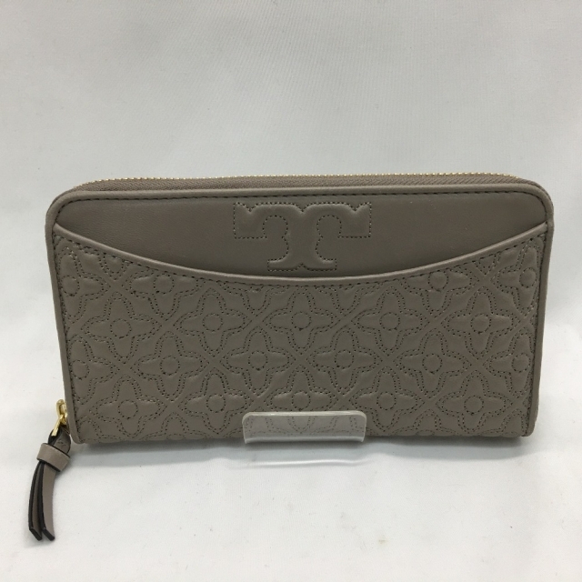 Tory Burch(トリーバーチ)の▼▼TORY BURCH トリーバーチ レディース長財布 BRYANT ラウンドファスナー 46186 グレージュ ハンドメイドのファッション小物(財布)の商品写真