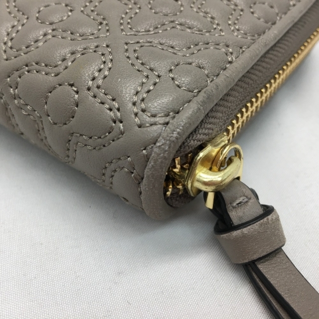 Tory Burch(トリーバーチ)の▼▼TORY BURCH トリーバーチ レディース長財布 BRYANT ラウンドファスナー 46186 グレージュ ハンドメイドのファッション小物(財布)の商品写真