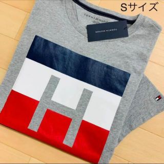 トミーヒルフィガー(TOMMY HILFIGER)の大人気★Tommy Hilfiger【S】クラシックフラッグロゴプリント半袖T(Tシャツ/カットソー(半袖/袖なし))