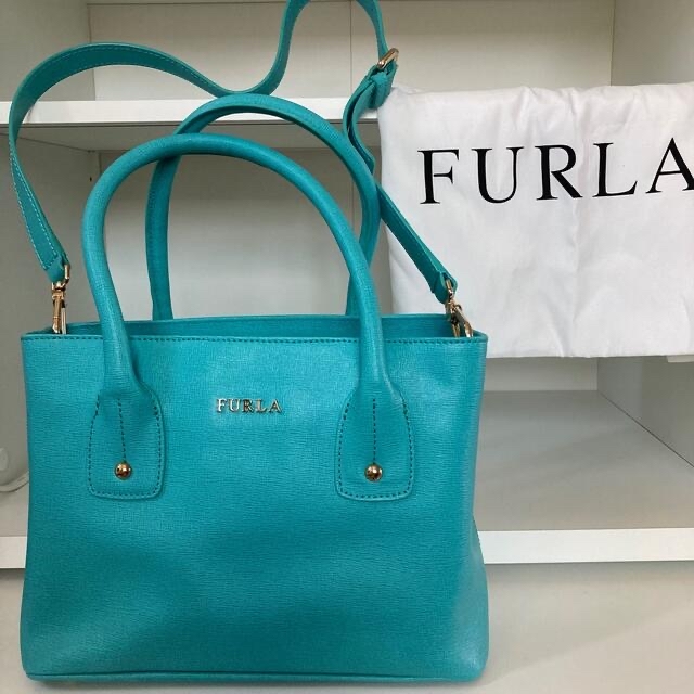 Furla(フルラ)の【未使用】フルラ　FURLA Josiリンダ　トートバッグ　ターコイズ　2way レディースのバッグ(トートバッグ)の商品写真