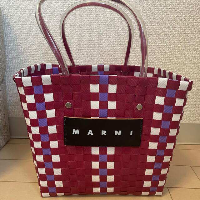 Marni(マルニ)のマルニMARNIピクニックバッグミニ レディースのバッグ(かごバッグ/ストローバッグ)の商品写真
