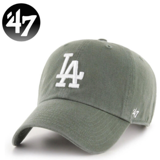 フォーティセブン(47 Brand)の47BRAND フォーティセブン 帽子 クリーンナップ ドジャース/モスグリーン(キャップ)