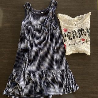 ユニクロ(UNIQLO)の女の子　洋服2点セット　サイズ140(その他)