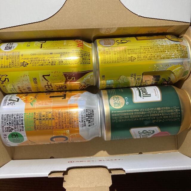 【未開封】缶のお酒　350ml4本セット 食品/飲料/酒の酒(その他)の商品写真