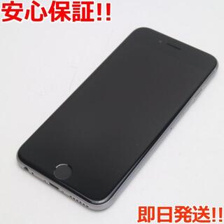 アイフォーン(iPhone)の超美品 SIMフリー iPhone6S 16GB スペースグレイ (スマートフォン本体)