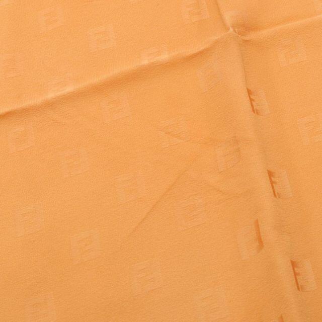 FENDI(フェンディ)のズッカ柄 スカーフ シルク イエローブラウン レディースのファッション小物(バンダナ/スカーフ)の商品写真