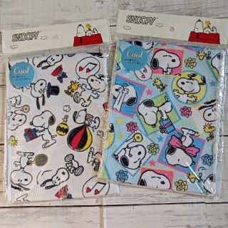 スヌーピー(SNOOPY)の【新品】スヌーピー  ひんやりクールタオル  2枚(日用品/生活雑貨)