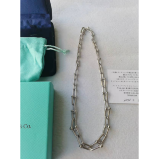 Tiffany & Co. - ティファニー　ハードウェア　リンク　ネックレス　正規品　美品