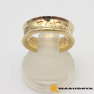Tiffany & Co. - ティファニー1837ナローリング750YG【美品】の通販 by